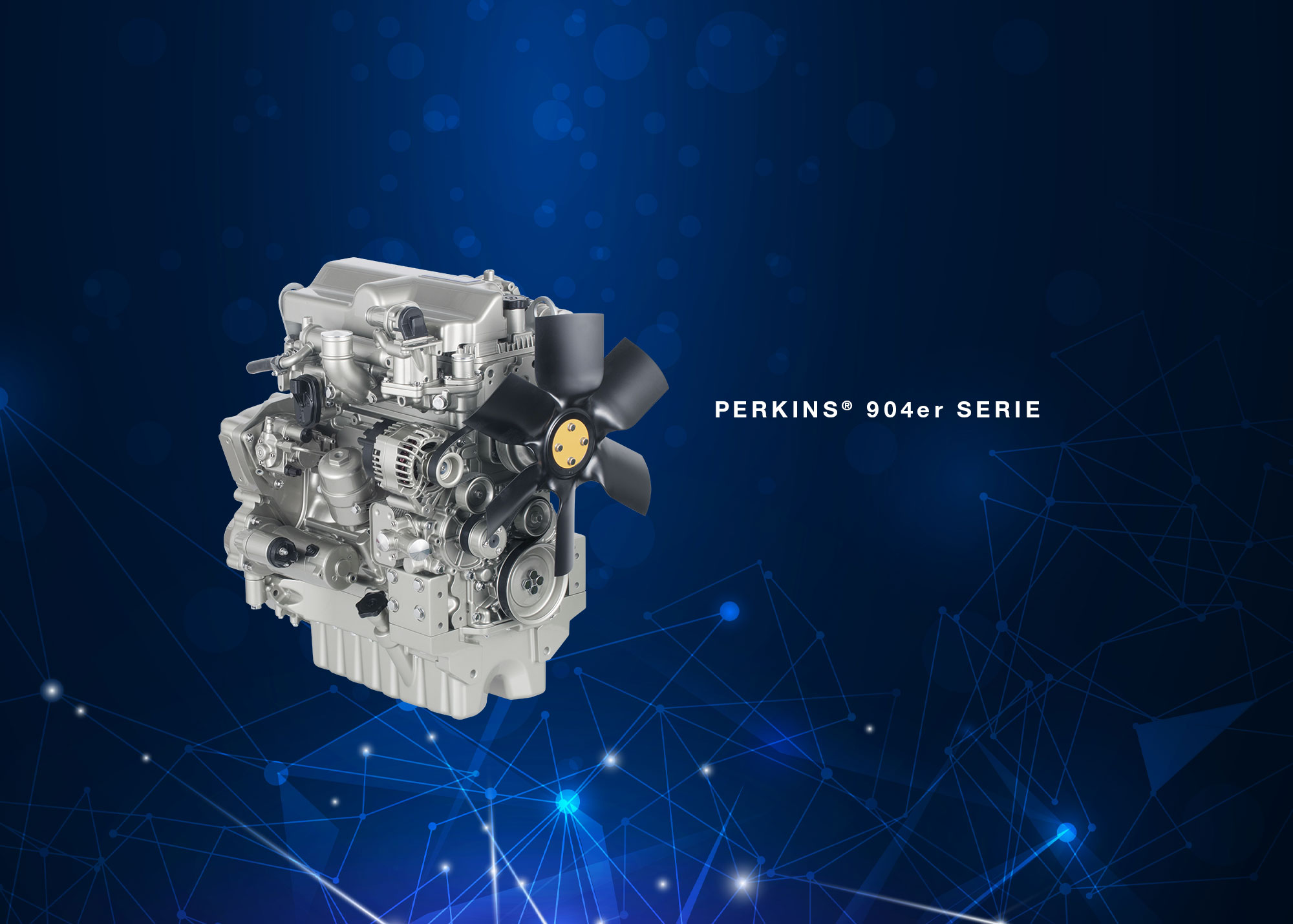 Motor der Stun­de – Per­kins® 904er Serie